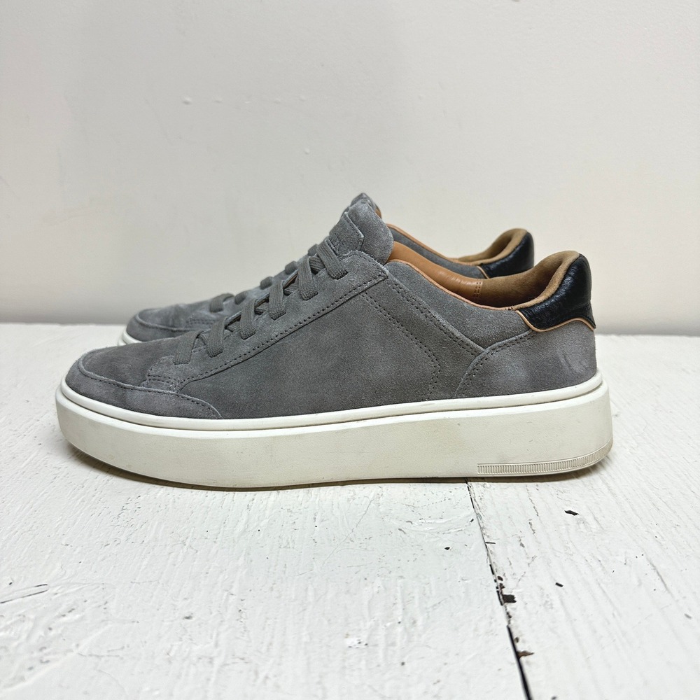 Allen Edmonds Oliver Men's Slip On Stretch Lace Grey Suede Sneakers 7 D‎ - Picture 5 of 11